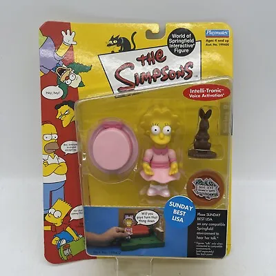 Buy The Simpsons Sunday Best Lisa Toy Figure UK (Playmates, 2003). Rare Collectible • 26.99£