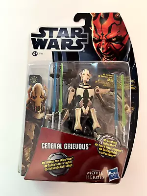 Buy Hasbro STAR WARS General Grevious Figure With Slashing Lightsaber (NEW) • 29£