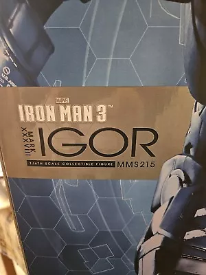 Buy **NEW** Marvel 1:6 Hot Toys MMS215 Iron Man 3 IGOR Mark XXXVIII MK38 Figure • 325£