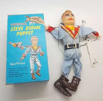 Buy Vintage Rare Gerry Anderson Fireball XL5 Steve Zodiac Cecil Coleman Puppet Boxed • 345£