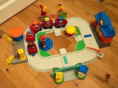 Buy Vintage Fisher Price Little People Train Track Playset, Working Sounds, VGC • 29.99£