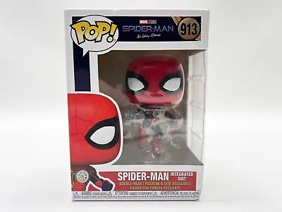 Buy Funko POP #913 Spider-Man (Integrated Suit) Marvel No Way Home With Protector • 8.50£