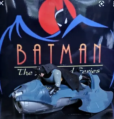 Buy Batman The Animated Series Vintage BATSIGNAL JET  & BATMAN 4  Figure 1993 • 12.99£