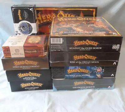 Buy Heroquest Board Game + 9 Expansions By Avalon Hill Hasbro BNIB • 381£