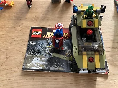 Buy Lego Marvel Super Heroes: Captain America Vs Hydra (76017) With Minifigures • 0.99£