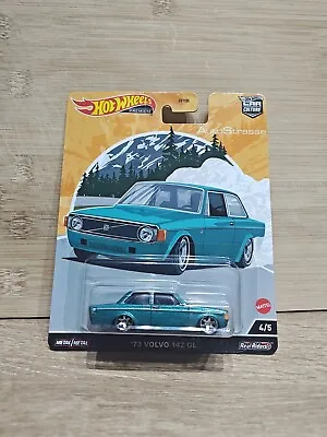 Buy Hot Wheels Car Culture '73 Volvo 142 GL Auto Strasse 4/5 Mattel Real Riders New • 9.95£