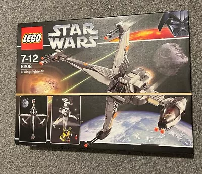 Buy Lego 6208 Star Wars B-Wing Fighter Used 100% Complete With Box + Instructions • 95£