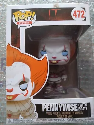 Buy IT Pennywise Funko Pop With Boat #472 UK • 4.99£