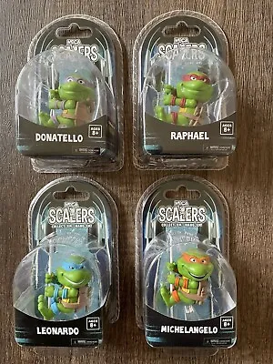 Buy Neca Scalers Teenage Mutant Ninja Turtles Full Set Of 4 Figures TMNT New • 15£