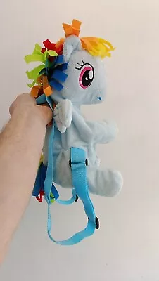 Buy My Little Pony Plush Backpack  Hasbro New Blue - New With Tags 10  • 7£