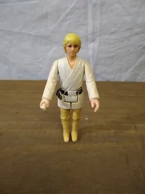 Buy Vintage Star Wars Figure - Luke Skywalker (Farmboy Yellow Hair 1977 • 35£
