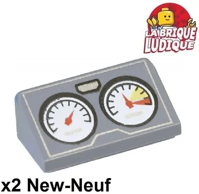 Buy LEGO 2x Slope Decorated 30° 1x2x2/3 Needle Counter Dial 2 Gauge 85984pb100 • 1.28£