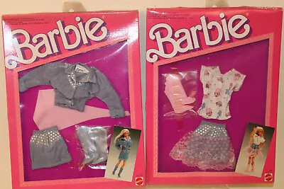 Buy MATTEL BARBIE Two Dresses The Jean Look Fashion • 76.88£