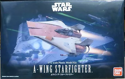 Buy Bandai A-Wing Fighter 1/72 Scale Plastic Model Kit Star Wars Return Of The Jedi • 38£