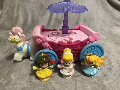 Buy Fisher Price Little People - Disney Princess Carousel Carriage With 3 Figures • 25£