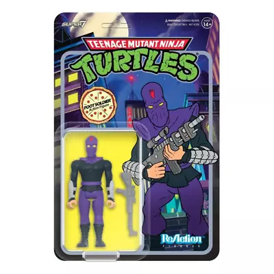 Buy Teenage Mutant Ninja Turtles W8  Foot Soldier  ReAction Figure SUPER7 3.75  • 21.95£