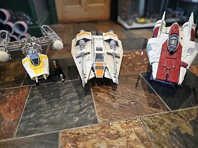 Buy 3 Retired LEGO UCS Sets: 75181 Y Wing 75275 A Wing 75144 Snow Speeder • 600£