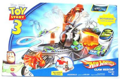 Buy Hot Wheels Disney Pixar Toy Story 3 Claw Rescue Track Set • 75£