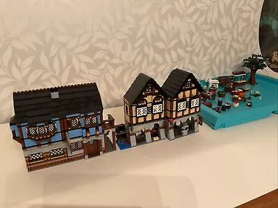 Buy LEGO Castle Medieval Market Village 10193 (Blue House Inn & Tree) Incomplete. • 60£