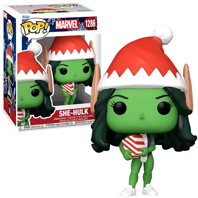 Buy Funko POP! Marvel She-Hulk (Holiday) Christmas #1286 Vinyl Figure New • 15.99£