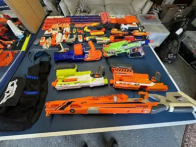 Buy Nerf Gun Bundle With Accessories And Bullets • 0.99£