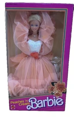 Buy 1984 Mattel Barbie Peaches N Cream NRFB #7926 • 342.36£
