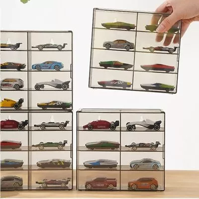 Buy 1:64 Toy Model Cars Display Box Acrylic Display Rack Cabinet  Hotwheels Cars • 9.86£
