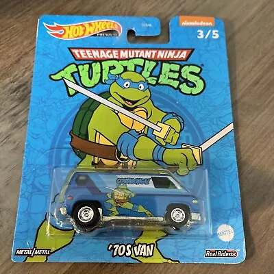 Buy Hot Wheels Teenage Mutant Ninja Turtles '70s Van 3/5 Hcn89 • 9.99£