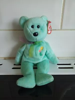 Buy TY Beanie Babies - Ariel The Green Bear - Retired 2000 With Tags • 0.99£