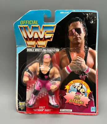 Buy WWF WWE Board Hitman Hard 1992 Figure Hasbro Original Boxed Card Storage Traces • 207.09£