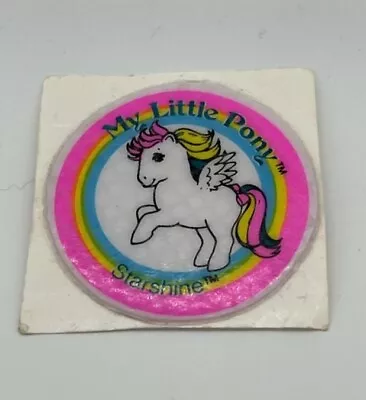 Buy Vintage My Little Pony Starshine Puffy Sticker, Unused,  MLP G1 • 5.99£