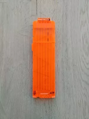 Buy Nerf Blaster Gun 18 Dart Magazine Plus 10 Darts - Clear Orange No.1 • 5.99£