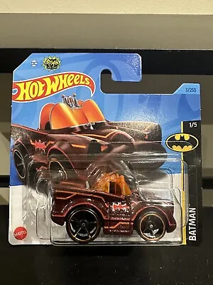 Buy Hot Wheels Tooned Classic TV Series Batmobile (red) Sealed On Short Card #3/2023 • 3.75£