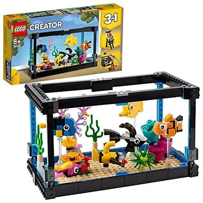 Buy LEGO Creator Aquarium 31122 3 In 1 Fish Tank Toy Block New • 112.52£
