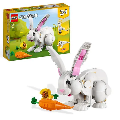 Buy New Lego Creator 31133 White Rabbit 3-in-1 Age 8+ Bunny Seal Parrot BNIB Sealed • 11.99£
