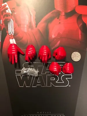 Buy Hot Toys Star Wars Praetorian Guard HB Hands X 6 & Pegs Loose 1/6th Scale • 19.99£