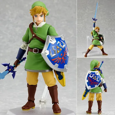Buy The Legend Of Zelda Skyward Sword Link Action Figure Figma 153 Model Toys New • 15.99£