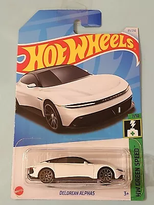 Buy Hot Wheels Delorean Alpha5. New Collectable Toy Model Car. HW Green Speed. • 4.99£