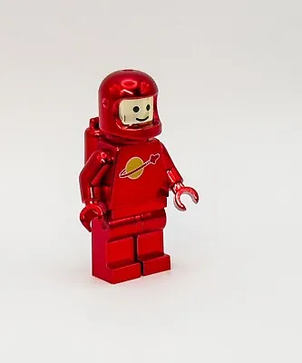 Buy Lego Chrome Red Plated Astronaut Classic Space Mini Figure RARE New!! • 23£