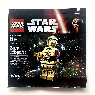 Buy Lego Star Wars C-3p0 With Red Arm Minifigure Polybag 5002948 New Sealed C3p0 • 9.99£