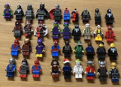 Buy Lego Superhero Minifigure Bundle - Spiderman, Ironman, Batman, Joker, Marvel, DC • 39.95£