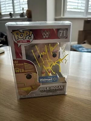 Buy Hulk Hogan Signed Funko Pop 71 WWE • 150£
