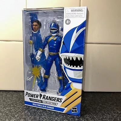 Buy Power Rangers Lightning Collection Wild Force Blue Ranger 6” Figure Bnib Hasbro • 39.99£