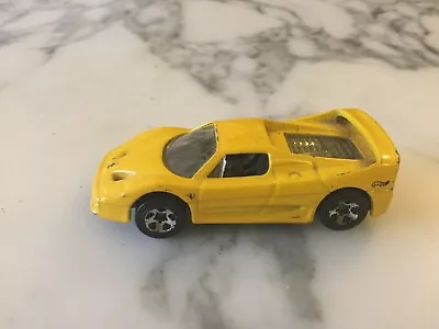 Buy 1999 Hot Wheels Yellow And Black Ferrari F50 Toy Diecast Car • 7£