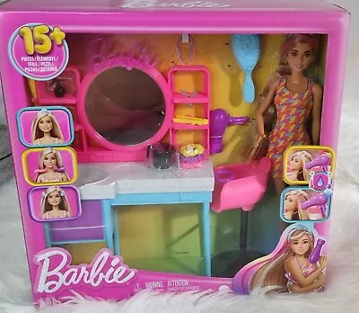 Buy Barbie Totally Hair Salon Playset • 30£