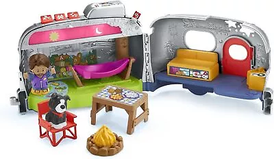 Buy Fisher-Price Little People Light-Up Learning Camper Multilanguage Edition, 2-in- • 35.77£