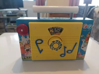 Buy Fisher Price Retro Toy TV Radio The Farmer In The Dell Working  Music Box VGC • 9.99£