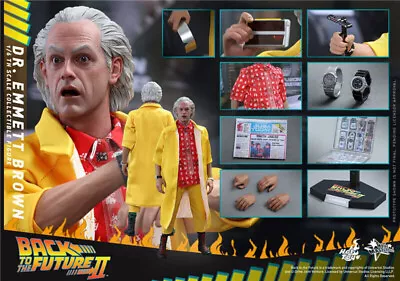 Buy Hot Toys Dr Emmett Brown Back To The Future Ii Mms 380 1/6 Bttf2 Doc • 514.82£