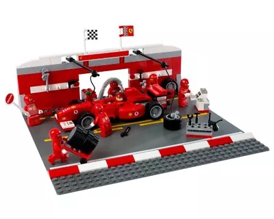 Buy Lego Racers 8375 Ferrari F1 Pit Set - Fully Complete • 75£