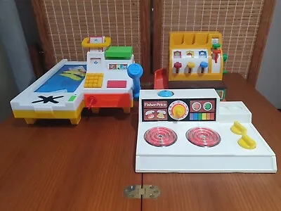 Buy Vintage Fisher-price  Kitchen Bundle – Collectable • 19.99£